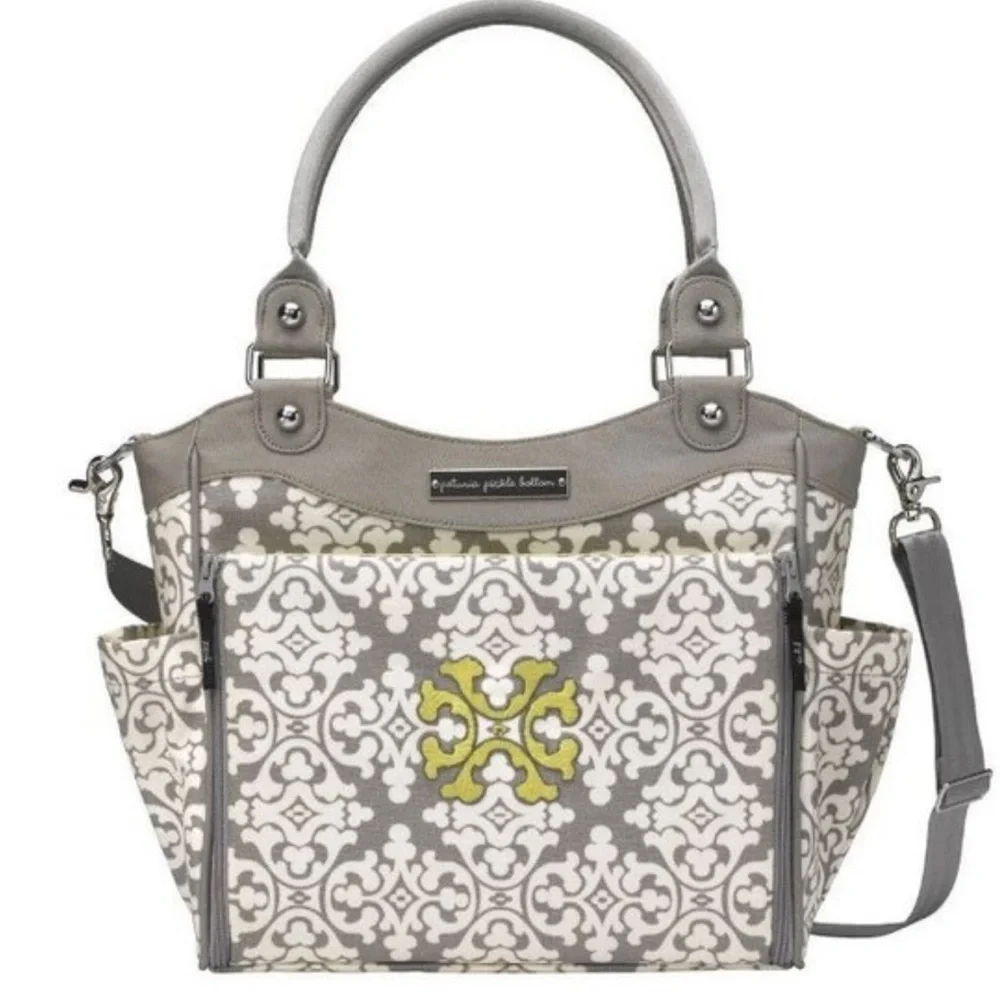 Petunia Pickle Bottom City Carryall Diaper Bag Breakfast in Berkshire MSRP $110